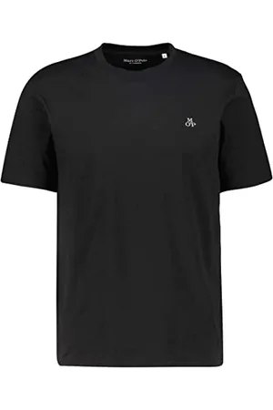 Marc O’ Polo Marc OߴPolo Uomo T-Shirt in Cotone bio con Scollo Rotondo, (Black), 3XL