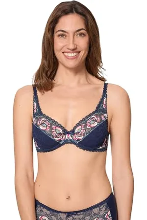 Playtex Reggiseno con Ferretto Flowery Lace Recycled Donna x1, , 44 / 8C