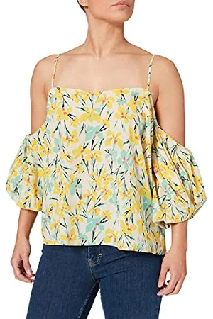 Sisley Top 5ofb5t3y7 Maglietta, Multicolor 82J, S Donna