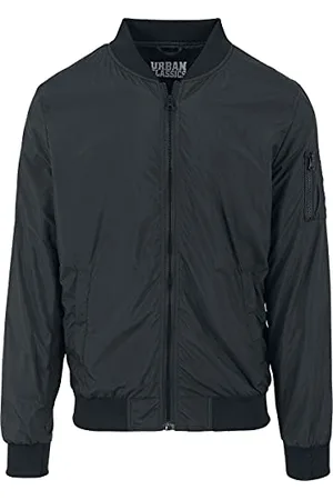 Urban classics Giacca Bomber Uomo, Ottimo per le Mezze Stagiorni, Stile Old School, Giubbotto Corto, Vestibilità Ottimale, Colore: , Taglia: S