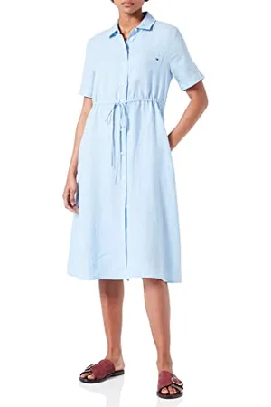 Tommy Hilfiger Abito Donna Abito Estivo, (Vessel Blue), 38