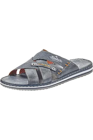 Rieker Frühjahr/Sommer 21599, Ciabatte Uomo, Blu (Ocean/Denim 14), 45 EU