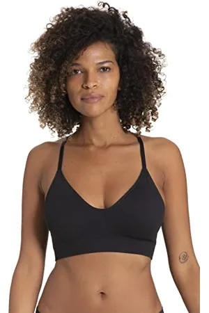 Dorina Brassière en Maille Circulaire, Revive, Noir Reggiseno, , L Donna