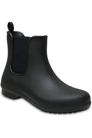 Crocs Donna Freesail Chelsea Boot W Stivale, Black/Black, 39/40 EU