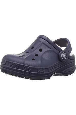 Crocs Ralen Lined Clog K, Zoccoli Unisex - Bambini e ragazzi, Nautical Navy/Oatmeal, 24/26 EU