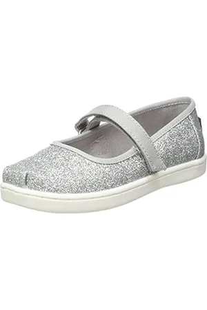 TOMS Mary Jane, Scarpa Mary Jane Bambine e ragazze, SILVER, 17.5 EU