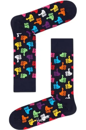 Happy Socks Thumbs Up Sock Calzini, (Multicolour 650), 36-40 Unisex