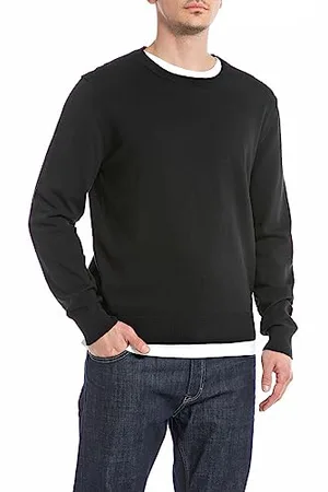 Replay Uk2512 Cotton Basic Maglione, , XS Uomo
