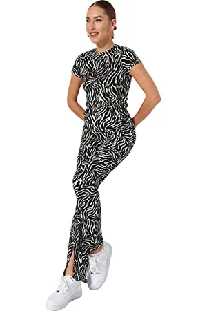 Trendyol Pantaloni da Donna a Vita Alta con Gamba Svasata, , S