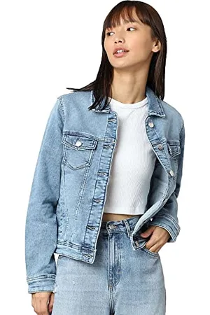 ONLY ONLTIA Jacket JG DNM PIM238 Giacchetto Denim, , 44 Donna