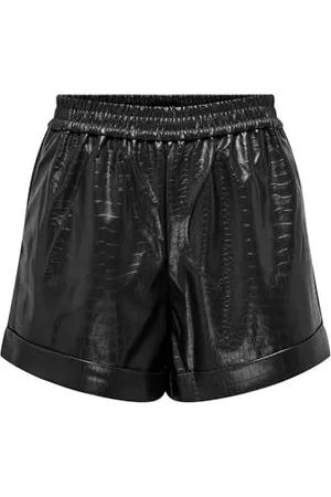 ONLY S Onlditte Croco Faux Leathe Pantaloncini CC Otw, , M Donna