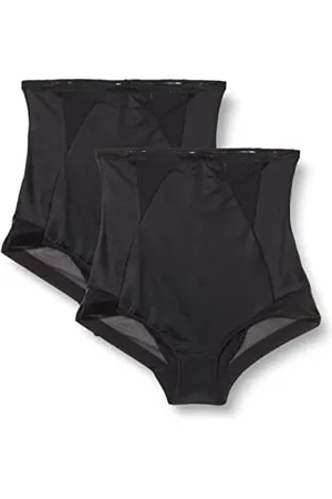 Playtex Guaina Intimo Modellante Perfect Silhouette Comfort Donna x2, (Black), M