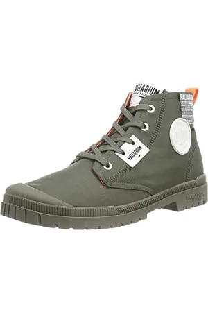 Palladium Pampa Sp20 Overlab, Stivali Sneaker Unisex - Adulto, Verde (Scuro), 38 EU