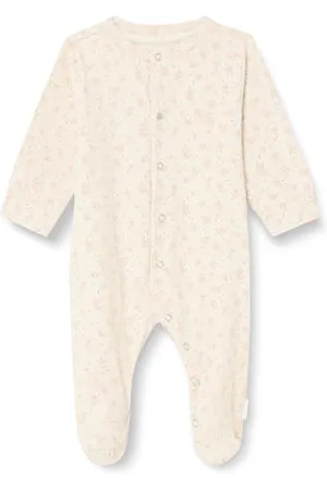 Noppies Baby Playsuit Bement Long Sleeve Allover Print Tutina per Bambino e Neonato, Caldo tortora-N179, 1 Mese Unisex-Bimbi