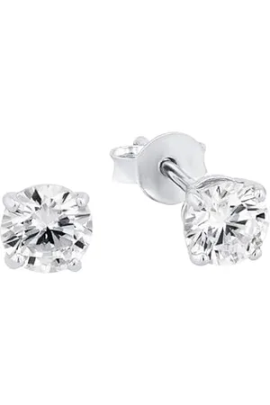 Amor Orecchini a perno in 925 da Donna, con zirconi sintetici, 0,5 cm, , Fornito in confezione regalo per gioielli