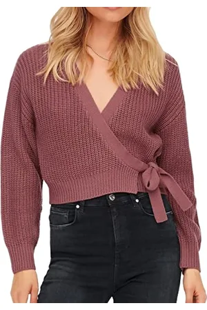 ONLY Onlbreda Wrap L/S Cardigan Knt, , XL Donna