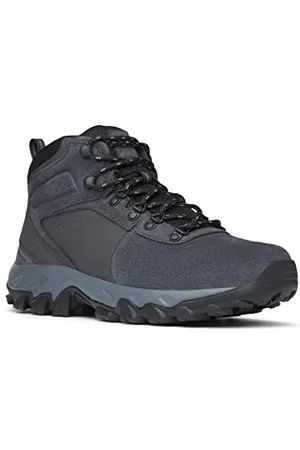 Columbia Newton Ridge Plus II - Stivali da uomo in pelle scamosciata, impermeabili, traspiranti, con grip, , 45 EU