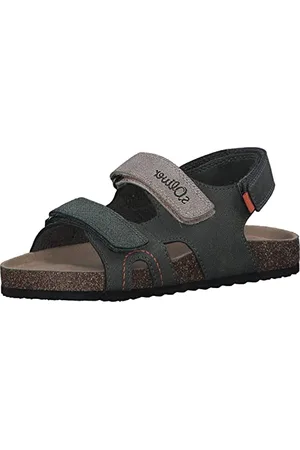QS by s.Oliver 5-5-48402-20, Sandali Bambini e ragazzi, Verde (Khaki), 29 EU