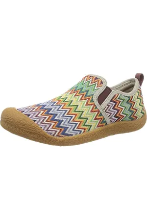 Keen Howser Canvas Slip-on, Pantuflas Mujer, Chevron Plaza Taupe, 41 EU