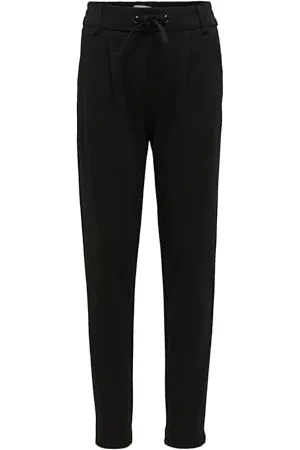 ONLY KONPOPTRASH Easy Pant Pantaloni, (Black Black), 146 Bambina