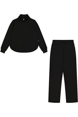 Champion Legacy Script Shop Easy W (117523) -Soft Compact Powerblend Fleece High-Neck Tuta Sportiva, , L Donna