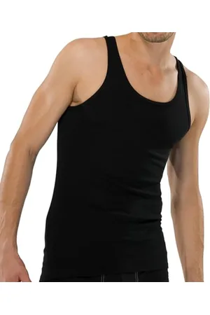 Schiesser Canottiera, Uomo, (Schwarz (000-schwarz)), 3XL