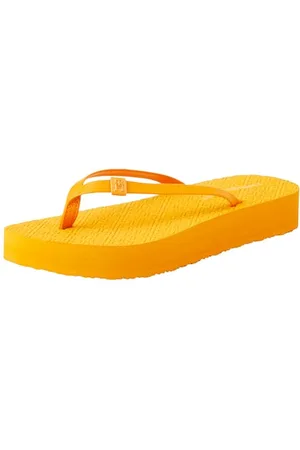 Tommy Hilfiger Flip Flops Donna Beach Sandal Scarpe da Mare, Arancione (Rich Ochre), 41
