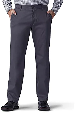 Lee Extreme Motion Flat Front Regular Straight Pant Pantaloni, , 32W x 29L Uomo