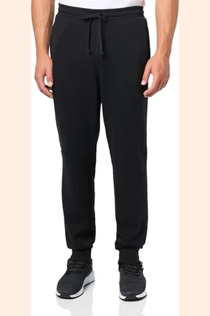 Emporio Armani Iconic Terry Loungewear Pants, Pantaloni Della Tuta Uomo, (Black), XL
