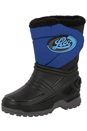 LICO Terra, Stivali da Neve Unisex-Bambini, Nero (Schwarz/Blau Schwarz/Blau), 26 EU