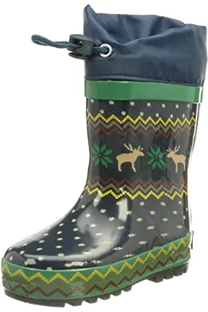 Playshoes Stivali Imbottiti In Gomma, Unisex - Bambini e ragazzi, , 33 EU