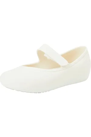 Crocs Unisex Bambino Brooklyn Mary Jane Flat T Scarpa Bassa, , 22/23 EU