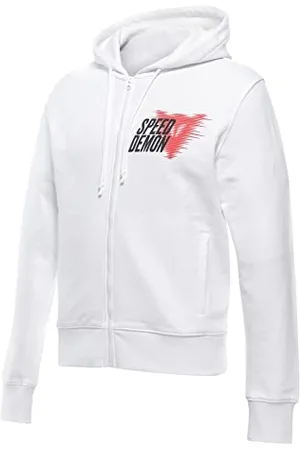 Dainese Speed Demon Veloce Hoodie Felpa con Cappuccio e Zip Frontale, in Cotone, , L Men