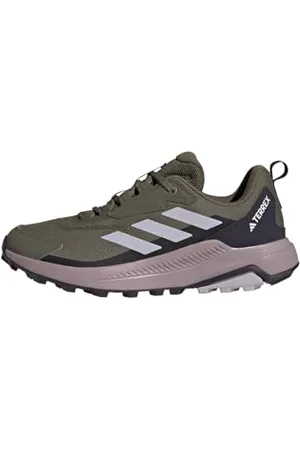 adidas Terrex Anylander Hiking Shoes, Scarpe da Trekking, Olive Strata/Silver Dawn/Amber Tint, 37 1/3 EU