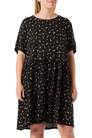 Noisy May Nmkerry S/S Short AOP Dress S Curve Vestito in Jersey, , 52 Donna