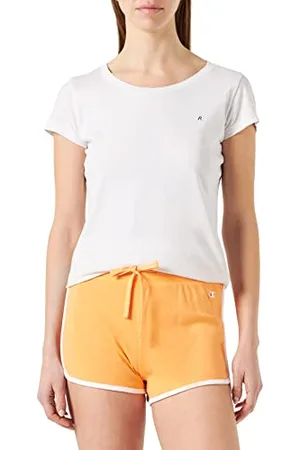 Champion Legacy American Classics Soft Cotton 1x1 Rib Small C-Logo Pantaloncini, , M Donna