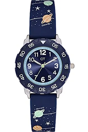 Cool Time Kids Orologio Analogico al Quarzo Unisex Bambini con Cinturino in Silicone CT-0022-PQ