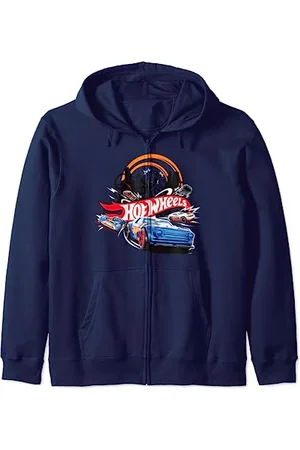 Hot Wheels Maglietta per Bambino, Ufficiale, Città Felpa con Cappuccio