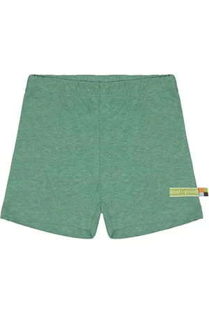 loud + proud Short Uni mit Leinen, GOTS Zertifiziert Pantaloncini, , 62/68 Ragazzi Unisex