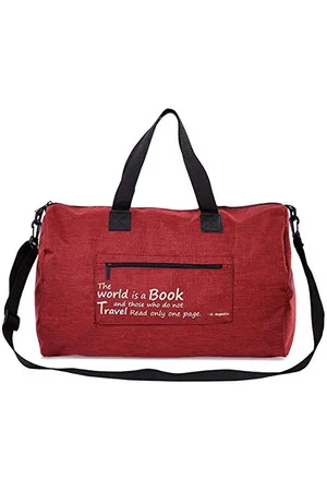 NOVAGO Borsa da viaggio, borsa sportiva solida con tracolla, pieghevole e leggera, facile da trasportare e riporre