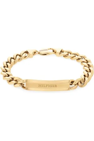 Tommy Hilfiger Jewelry Braccialetto a Catena da Uomo in Oro Giallo - 2790580