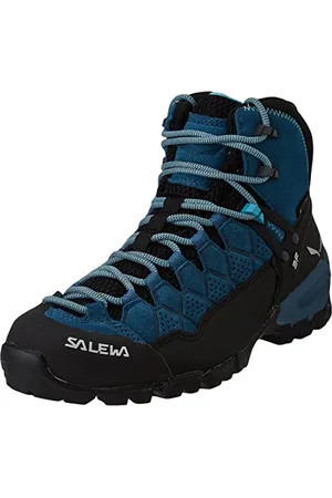 Salewa Alp Trainer Mid Gore-Tex Scarpone da Trekking Donna, Nero, 6.5