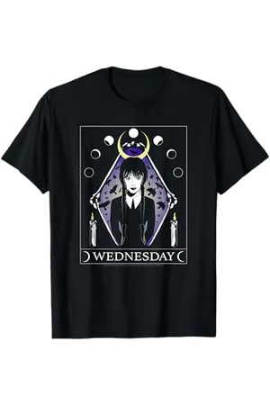 Wednesday Dark Celestial Nevermore Tarot Card Maglietta