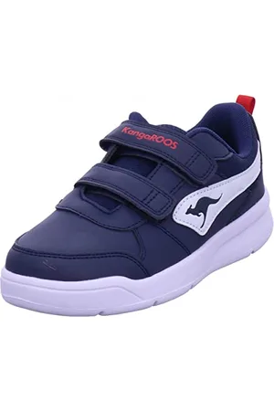 KangaROOS K-ICO V, Scarpe da Ginnastica, Bianco Navy Scuro, 29 EU