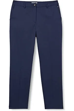 Tommy Hilfiger Hailey Slim Melange Pant WW0WW34518 Pantaloni in Tessuto, (Desert Sky), 46W Donna