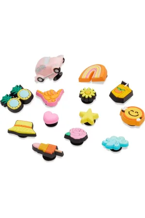 Crocs Jibbitz Rosa y Amarillo Pack de 13