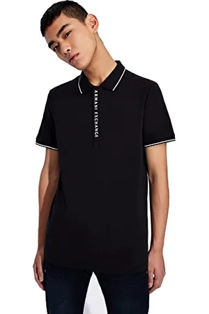 Armani Exchange Hidden Buttons, Stretch Cotton, Polo, Uomo, , L