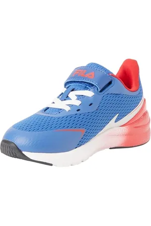Fila Crusher V Kids, Scarpe da Corsa, Blue Quartz Red, 32 EU