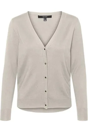 VERO MODA Vmsilje Ga Noos-Cardigan con Scollo a V Maglione, , S Donna