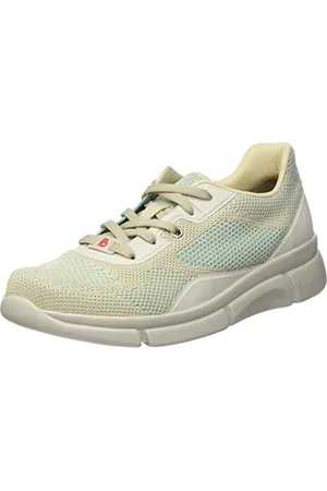 Berkemann Roxana, Scarpe da Ginnastica Donna, Beige, Verde Turchese, 38 2/3 EU